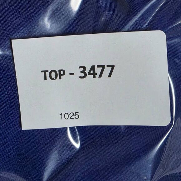 Lauren Ralph Lauren XL Blue Cotton Stretch Top - Picture 9 of 9